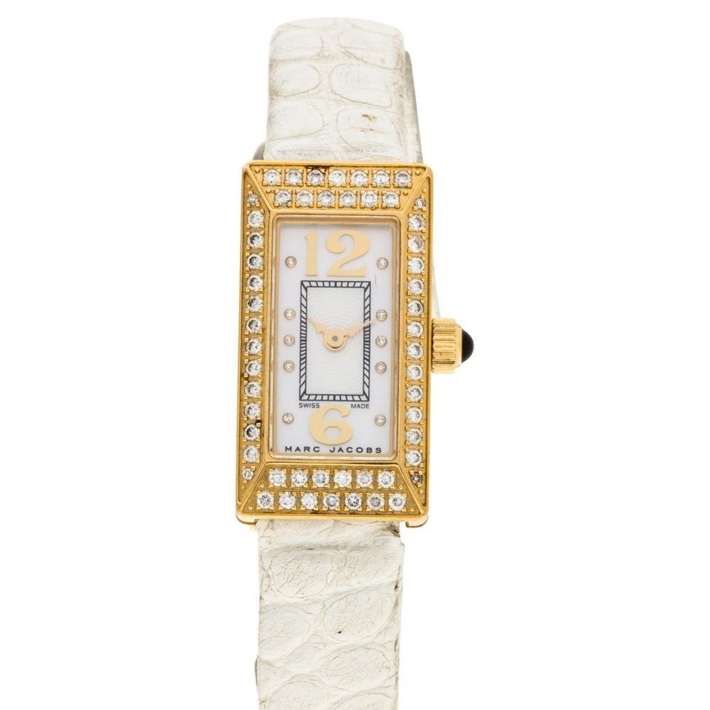 Marc Jacobs Classic 18K Gold, Diamonds Watch